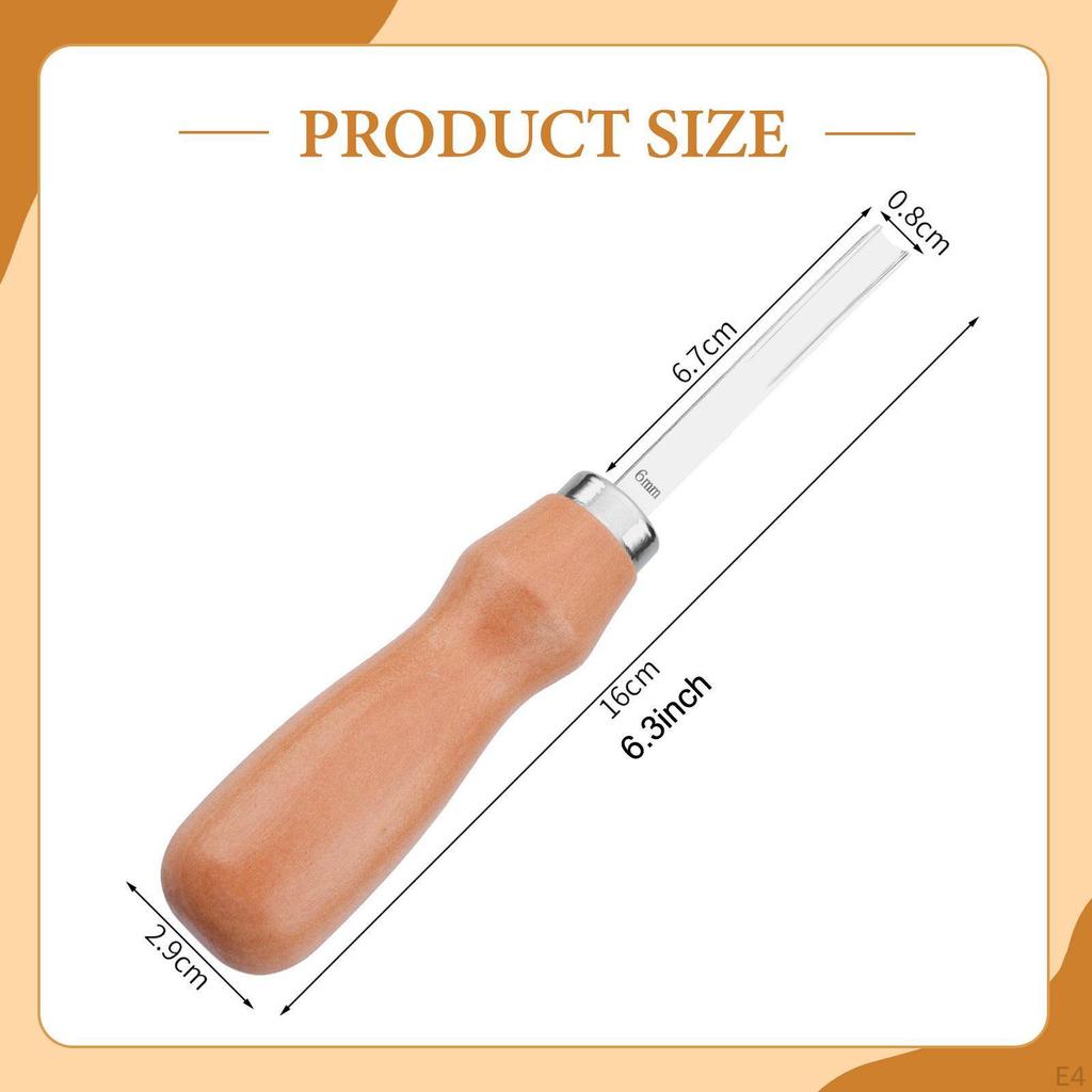 Edge Skiving Beveler Trimmer for Thinning Cutting Leather Working Tool Lightweight Leathercraft