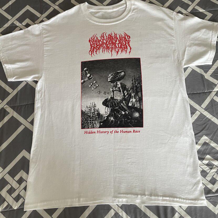 Blood Incantation Скрытая История Человечества Футболка Взрослая Рубашка SB001 Унисекс Футболка S