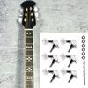 Guitar Tuning Machines 6 Left Guitar Tuning Pegs Machine Heads Tuners String Tuning Peg Tuning Key Pegs Set for Guitar