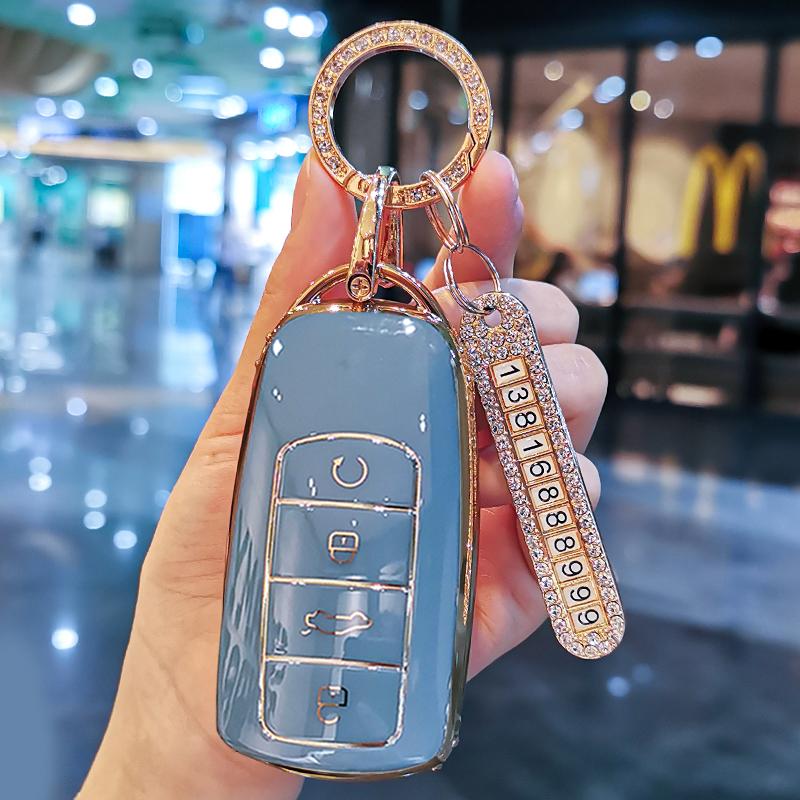New TPU Car Remote Key Case Cover Protect Shell Bag For Chery Tiggo 8 Pro Tiggo 7 Pro PLUS 2021 Arrizo 5 4 Buttons Accessories
