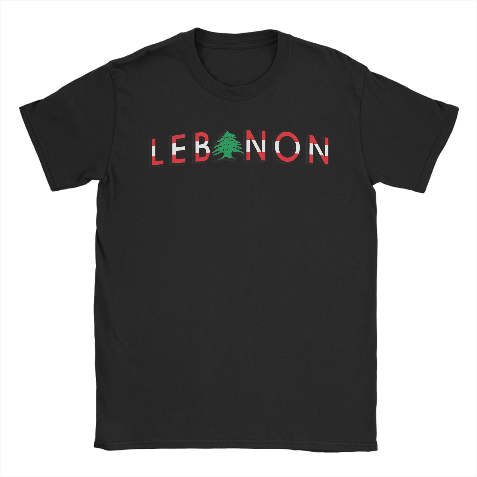 

Lebanon Flag T Shirt Summer Vintage T Shirts Cotton Harajuku Tee Shirt For Man Casual Top Tees 5XL різнокольоровий