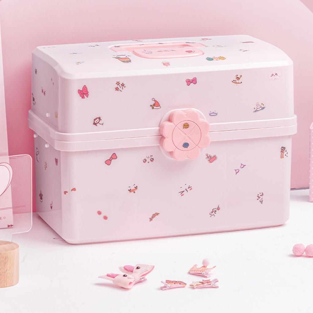 Mehrzweck-Aufbewahrungsbox für Haarschmuck, gut organisiert und tragbar, tragbare Aufbewahrungsbox für Kopfseile