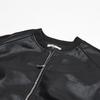LAP Tape Sleeve Color Block Leather Blouson Jumper Ar1lz220