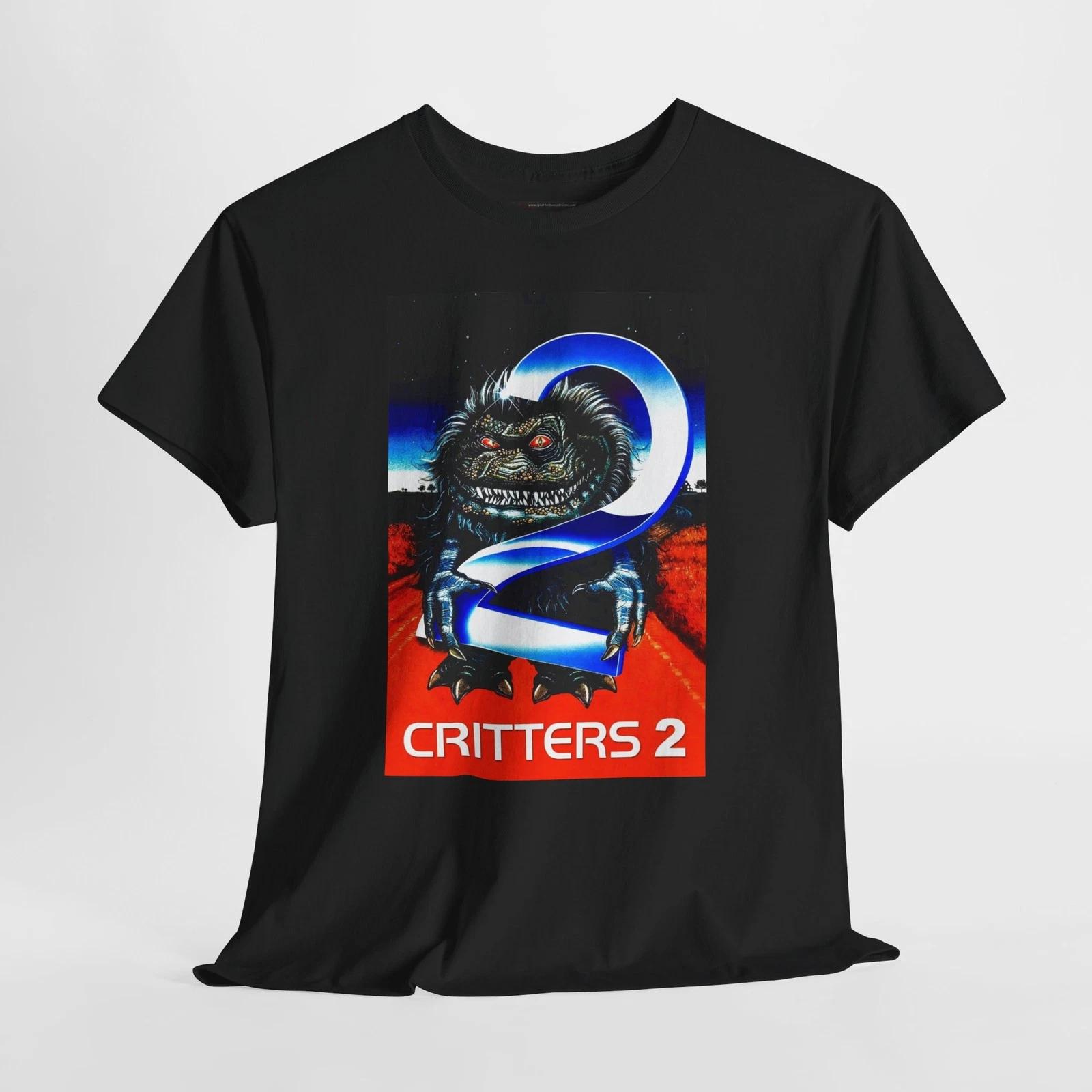 Critters 2 1988 Retro Movie Poster Horror Unisex Graphic T-Shirt S