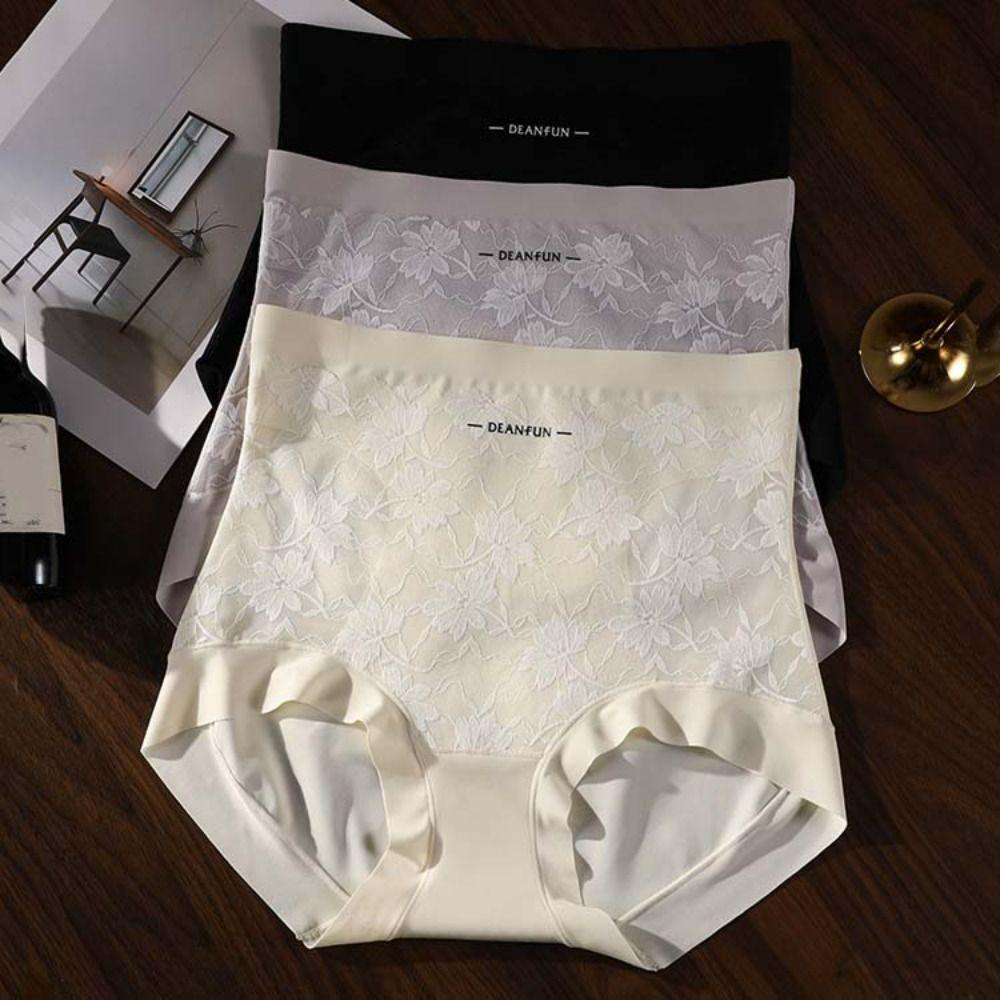 Mesh Flower Tummy Control Panties Thin Underwear for Women Comfortable Hip Lifter Briefs Gifts
