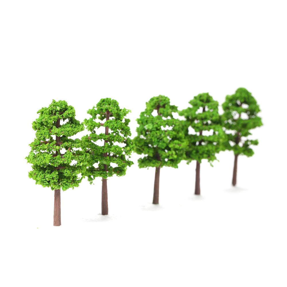 20 Pcs 70mm Scale Arctural  Model Trees Railroad Layout Garden Landscape Scenery  atures Tree Building Kits Toy for Kids   2