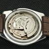 POUŽITÉ VINTAGE SEIKO 5 AUTOMATIC 6309A JAPONSKO PÁNSKÉ D/D HNĚDÉ HODINKY 596-a312725-2 SKU596-a312725