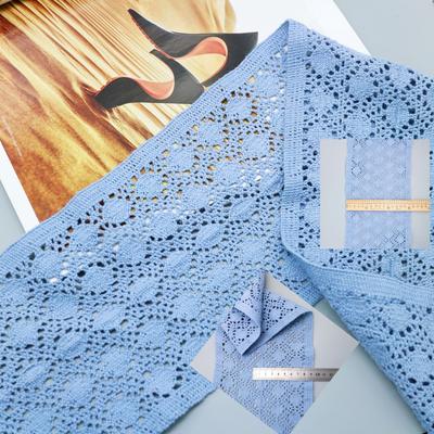 Baumwollgarn Spitze Zubehör DIY Gerade Kante Spleißen Schuhmaterial Tischdecke Hausschuhe Hohl Spitze Stoff