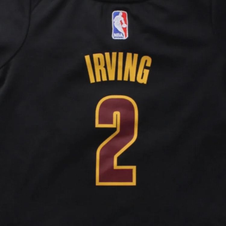 Adidas NBA Cavaliers Kyrie 2 Champions V-Neck Pullover Short Sleeve Basketball Jersey Unisex Jersey A6N006