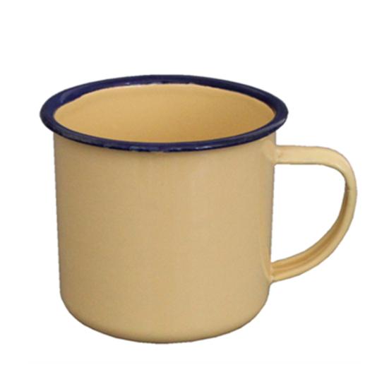 120/240/350/500ML Vintage Enamel Mug with Handle Heat-resistant Large Capacity Tea Milk Water Coffee Drinking Cup Retro Decoration