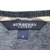 Burberry Sanyo Shokai Silk Long Sleeve Cut 2 Black Women Used