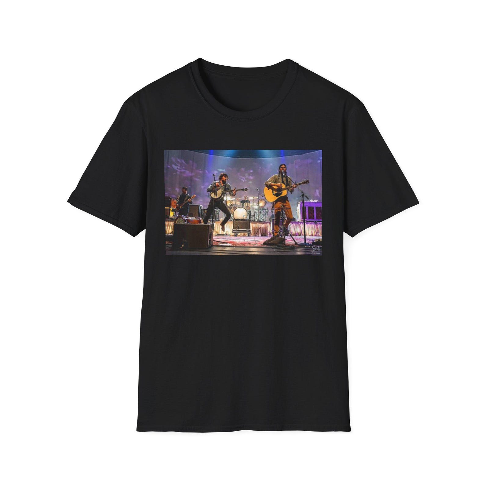 Avett brothers Live Band Performance T-Shirt | Concert Stage Musicians Photo M