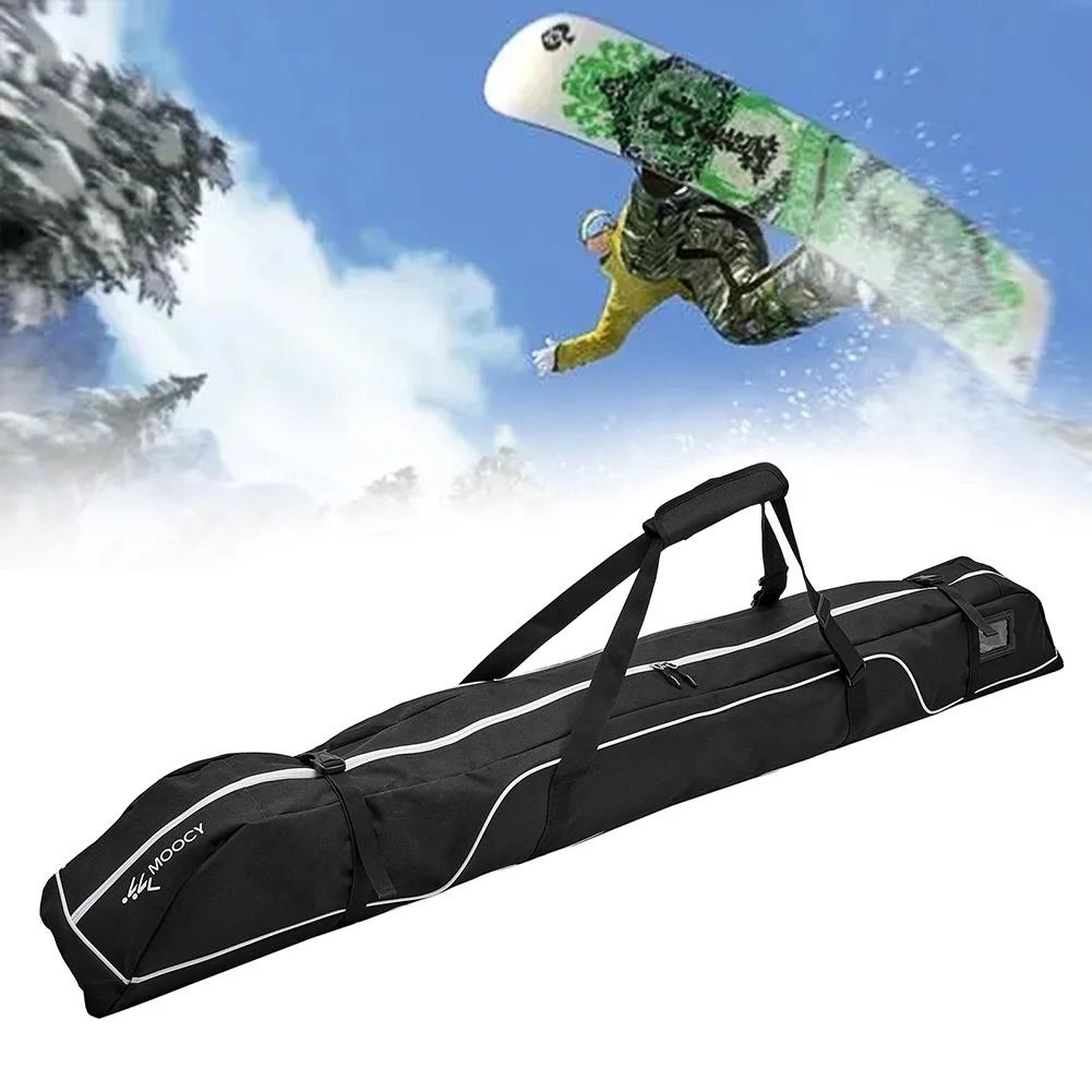 172/192cm ski bag Oxford Cloth Snowboard Bag Adjustable Durable Handle Outdoor Ski Bag Ski and Snowboard Equipment Travel Bag