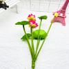 Silk Lotus Realistic Bonsai 7 Head Artificial Flower For Home Decor Interior