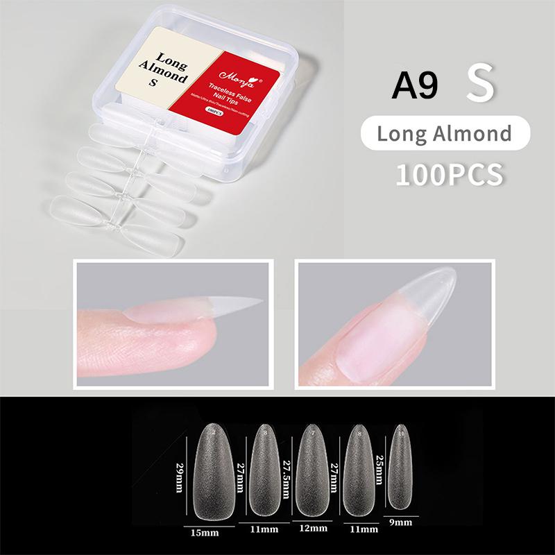 Zachte Gel Nageltips 100 STUKS voor Manicure Volledige Dekking Press-On Kunstnageltips Flexibele Benodigdheden voor Salon Experts