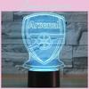 Arsenal 3d Led Night Light Illusion Lamp 16 Colour Change Decor Lamp Xmas Gifts
