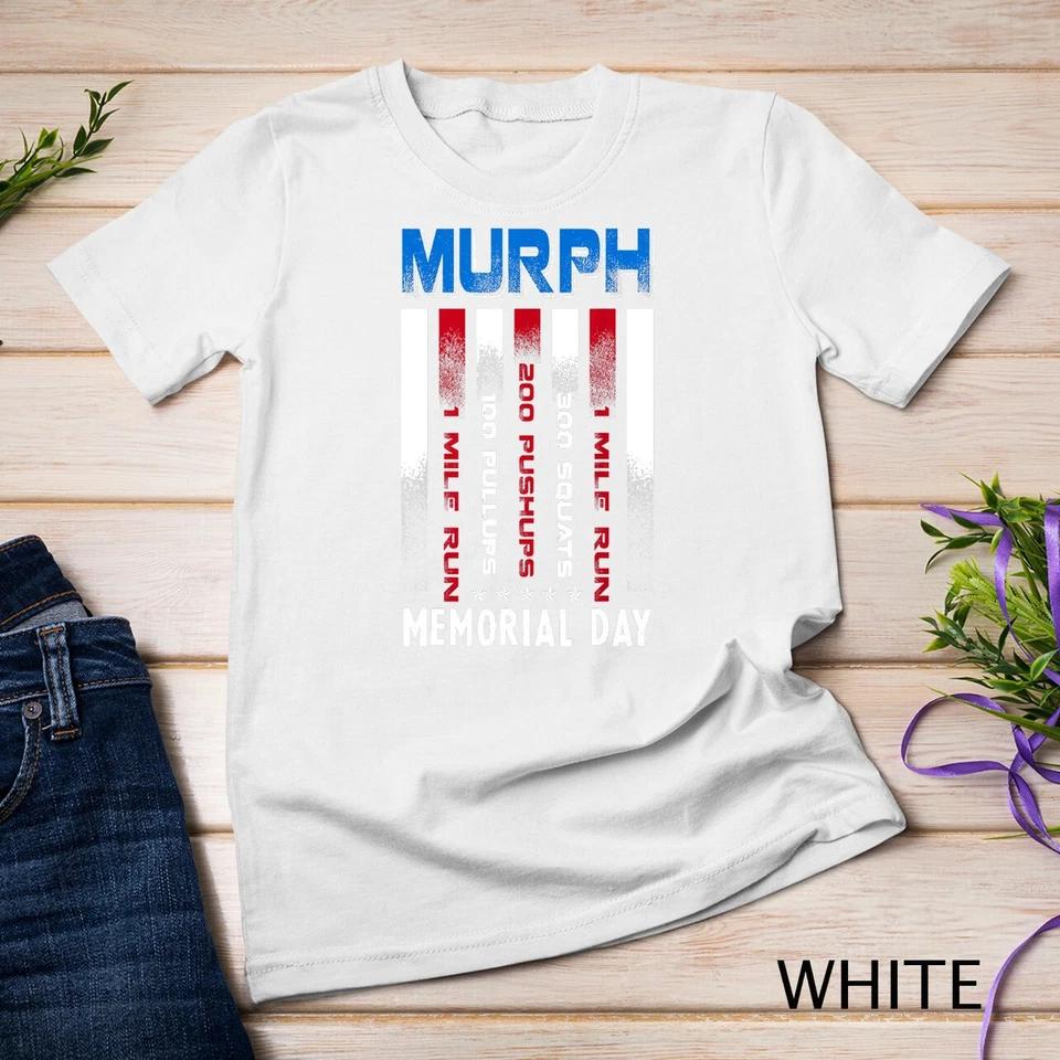 Memorial Day Murph T-Shirt Workout T-Shirt Unisex T-shirt 9 S