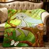 Movie T-The Secret Of Kells-s Throw Thick Comfort Flannel Quilt, Multi-scene Use Indoor Outdoor Daily Nap