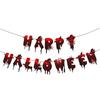 Halloween Party Banner - Bloody Knife/Weapon Horror Design, Welcome Halloween Banner, Haunted House Hanging Decor