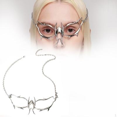 Maskerade-Maske, Cosplay-Auge, elegante Gesichtsbedeckung, halbes Gesicht, Party für den Urlaub