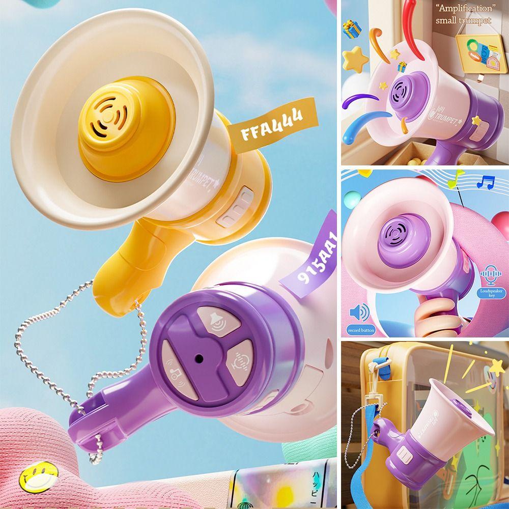 Cu Lanț de Chei Megafon pentru Copii Portabil Înregistrare Breloc Difuzor Exterior Amuzant