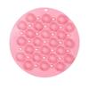 1Pc Back Scrub Bath Brush Suction Cup Non-Slip Foot Massager Pad for Bathroom Shower Deep Cleansing Skin Care