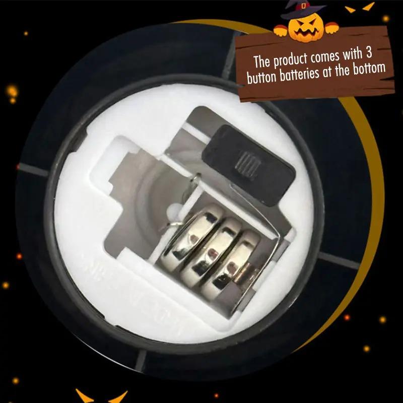 Halloween LED Electronic Pagoda Candle Light, Pumpkin Witch Skeleton Owl Decor for Home Party Desktop Mood Atmosphere, Cute Festival Gift Ornaments