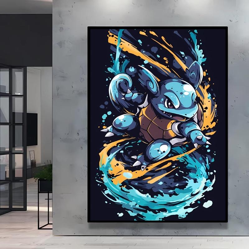 Lovely Pikachu Decorative Painting High Quality Printing Vivid Colors Adds Unique Charm To Your Living Room and Bedroom