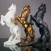 Elegant Horse Sculpture Resin Horse Figurine Victory Horse Statue  Home Office Desktop Decoration
