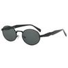 Retro Oval Frame Sunglasses: European & American Hip Hop Style with UV Protection for Men & Women