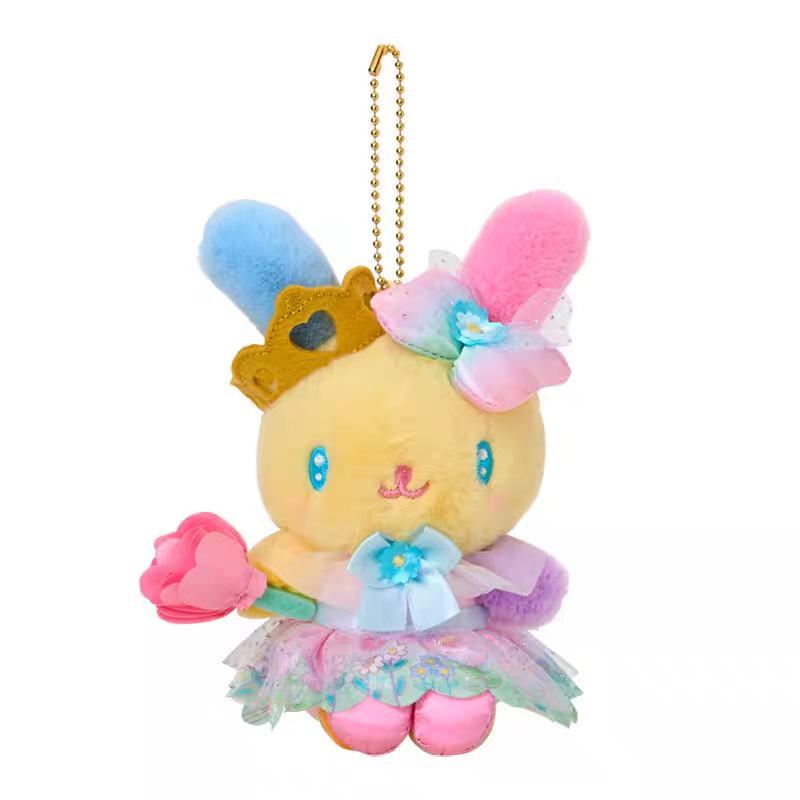 Sanrio Usahana Cogimyun Kirimichan Flower Bloom Fairy Wand Crown Bow Plush Toy Pendant Handbag Hang Decoration Christmas Gift