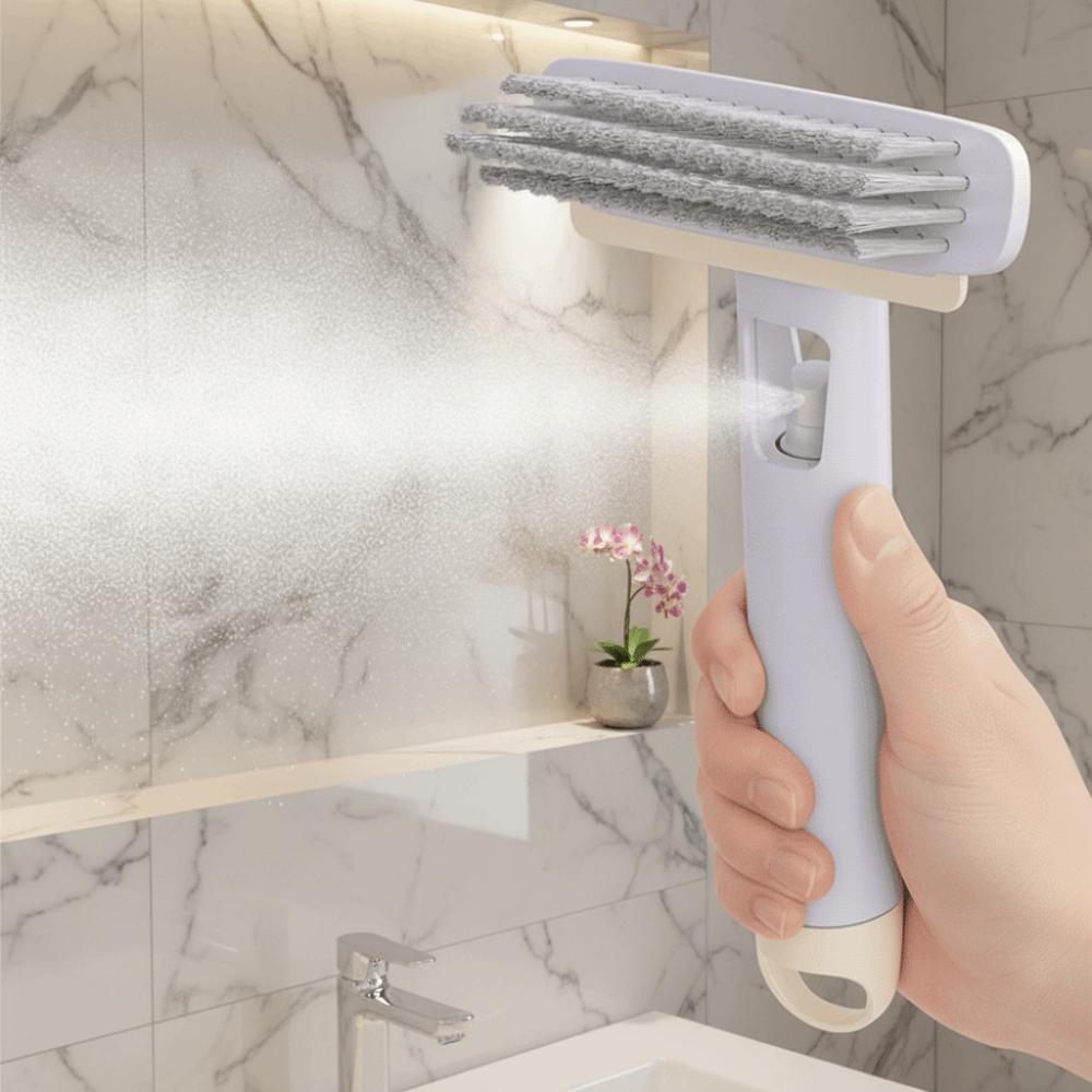 360° Cleaning Rotating Cleaning Brush Plastic Bathroom Brush Gap Brush  Cleaning Tool