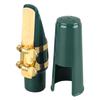 Alto Saxophone Mouthpiece Kit Sax Cover Ligature Reed Instrument Accessories for Replacement Green