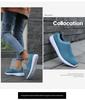 Women's 2025 Spring/Summer Mesh Slip-On Running Shoes - Breathable Knit Sports Shoes for Girls