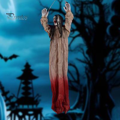 Halloween-Dekoration zum Aufhängen, gruseliger Sensenmann, Skelett-Geist, gruselige Home-Party-Dekoration für den Außenbereich, Hof, Veranda, Spukhaus