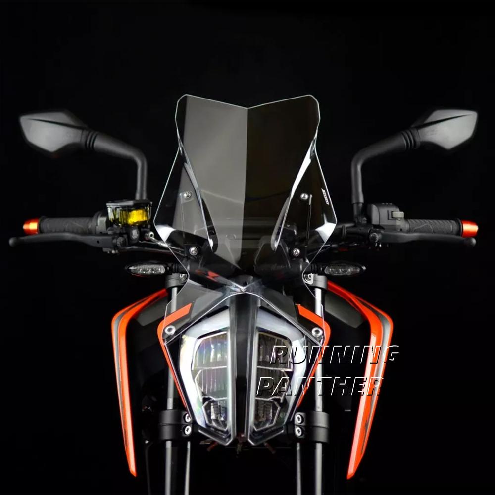 Motorcycle Windscreen Windshield Wind Screen Shield Protector Deflector Guard For 790duke 790 Duk 18-24 890duke 890 Duk 20-23