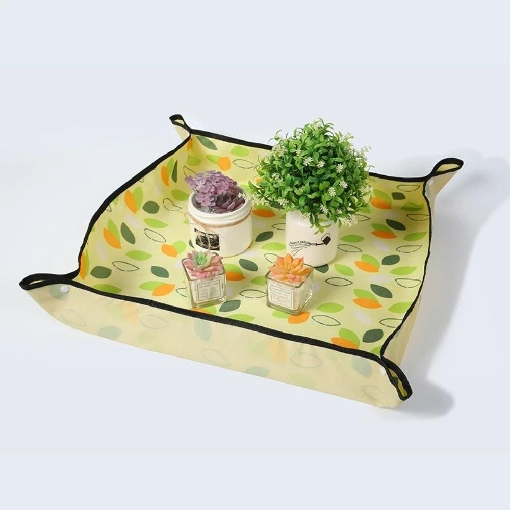 Thickened Planting Mat Foldable Potting Mat Gardening Accessory Gardening Mat Green Plants