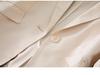 White Korean Slim-Fit Women's Blazer - Spring/Summer 2025