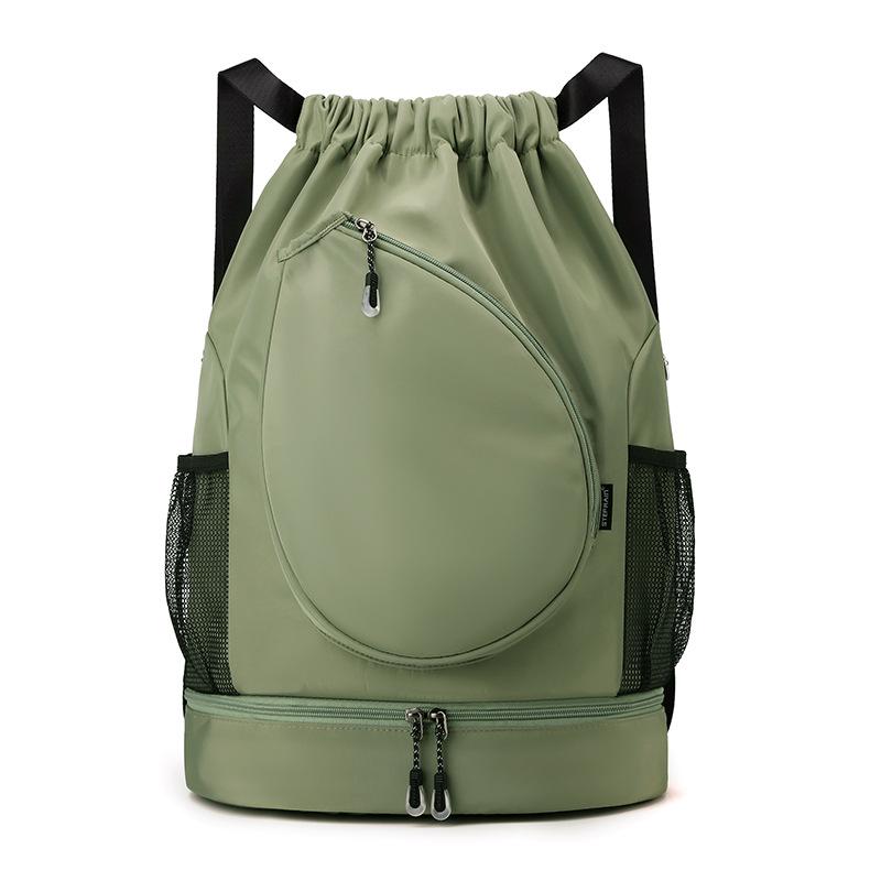 Sport-Kordelzug-Badminton-Rucksack mit großer Kapazität und wasserabweisend