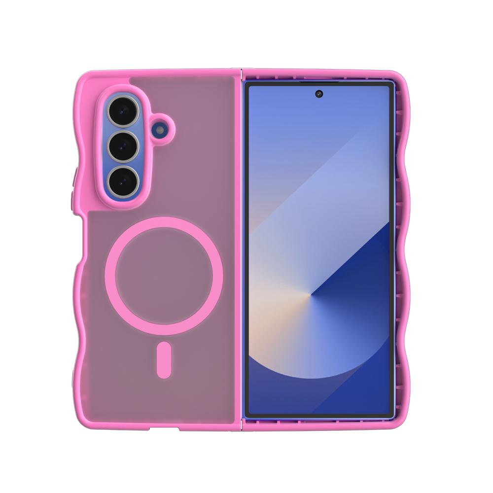 Shockproof Matte Translucent Phone Case for Samsung Galaxy Z Fold 7 6 5 4 5G Fold7 Fold6 Fold5 for Magsafe Magnetic TPU Cover