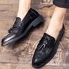 Tassel Formal Leather Shoes Men Social Wedding Office Party Leather Loafers Men's Dress Shoes Casual Business Shoes For Men