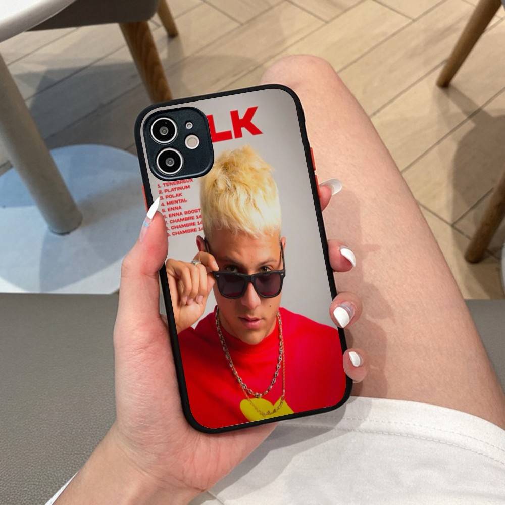 

PLK French Rapper Mathieu Phone Case For IPhone 14 X XR XS 7 8 Plus 11 12 13 Pro MAX 13mini Matte Shockproof Case iphone 16pro max