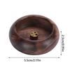 Bowl Shape Wooden Incense Holder Multicolor Rosewood Incense Holder  Aromatic Environment
