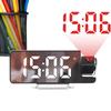 Multifunctional Digital Alarm Projection Alarm Clock Luminous Clock LED Display Bedside Desktop Clock Projector For Home Dorm