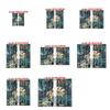 2D Flat Printing 2pcs Curtain Window Drapes Bamboo Serenity Scene Digital Printed Polyester Drapes Festive Wall Decor Perfect