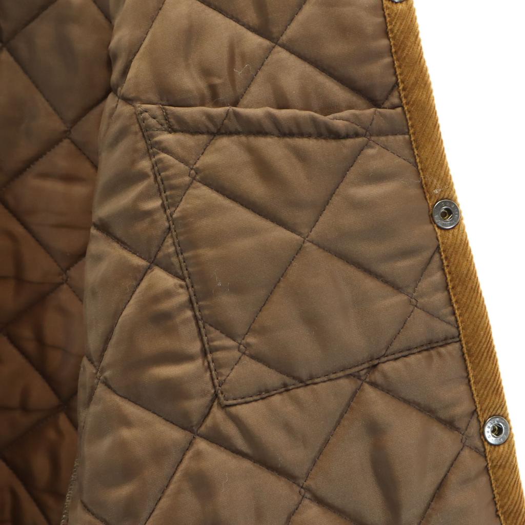 LAVENHAM Hergestellt in England Steppjacke 36 Khaki-Beige Baumwollfüllung Damen Gebraucht