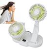 Car Dual Hd   Circulator Fan USB Powered Dashboard Cooling   Circulator Fan Electric Car Cooler Fan