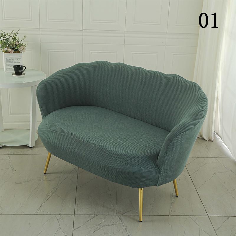 

2-Seater Elastic Fabric Sofa Cover Jacquard Stretch Couch Cover All-inclusive Universal Simple Modern Lazy Sofa Dust Cover