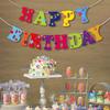 Children's Birthday Theme Party Decoration Banner Star Flower Birthday Party Background Wall Decoration