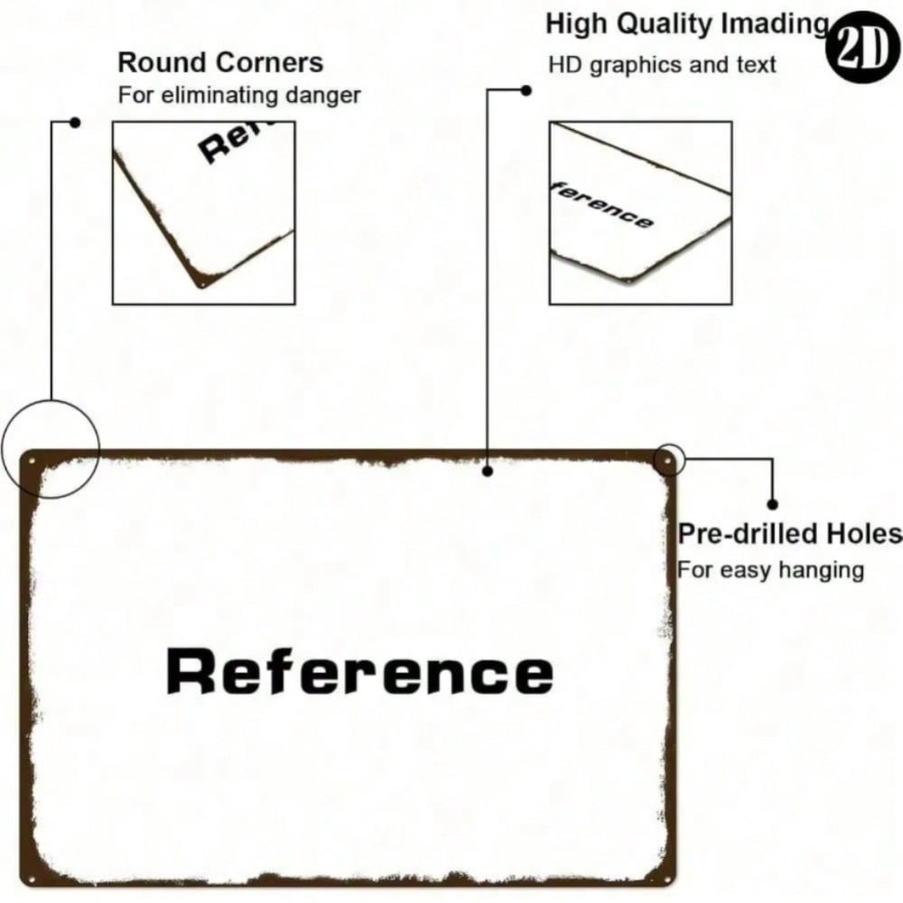 Vintage Tattoo Skull Metal Sign, "Today's Struggle" Edgy Wall Art, Rebellious Home Inspirational Decor Piece